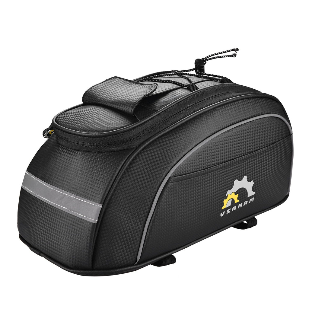 Fluid Cycling Insulated Cooler Bag MTB Bike Trunk Bag Rear Rack Bag Storage Luggage Carrier Bag Pannier