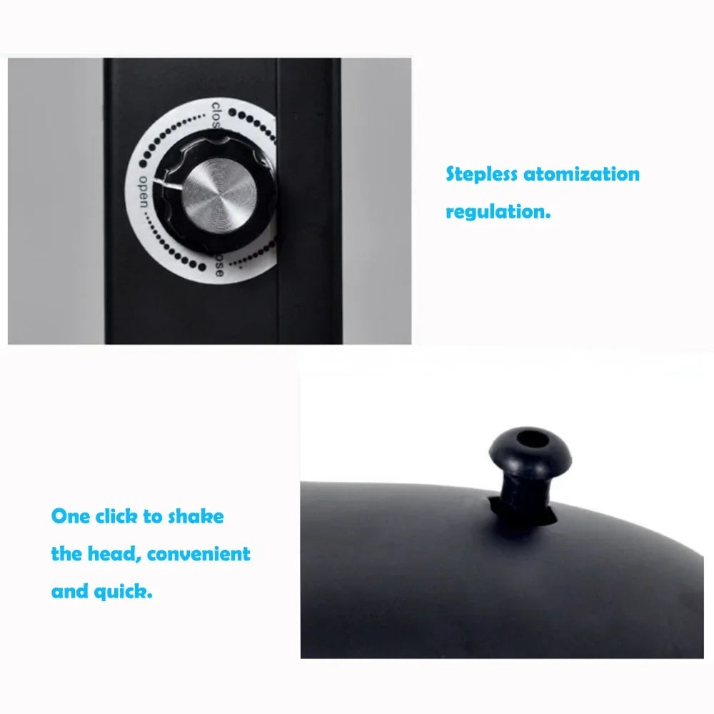 INTSUPERMAI Electric Industrial Mist Fan Humidifier Cooling Spray Fan with 42L Fluid Tank