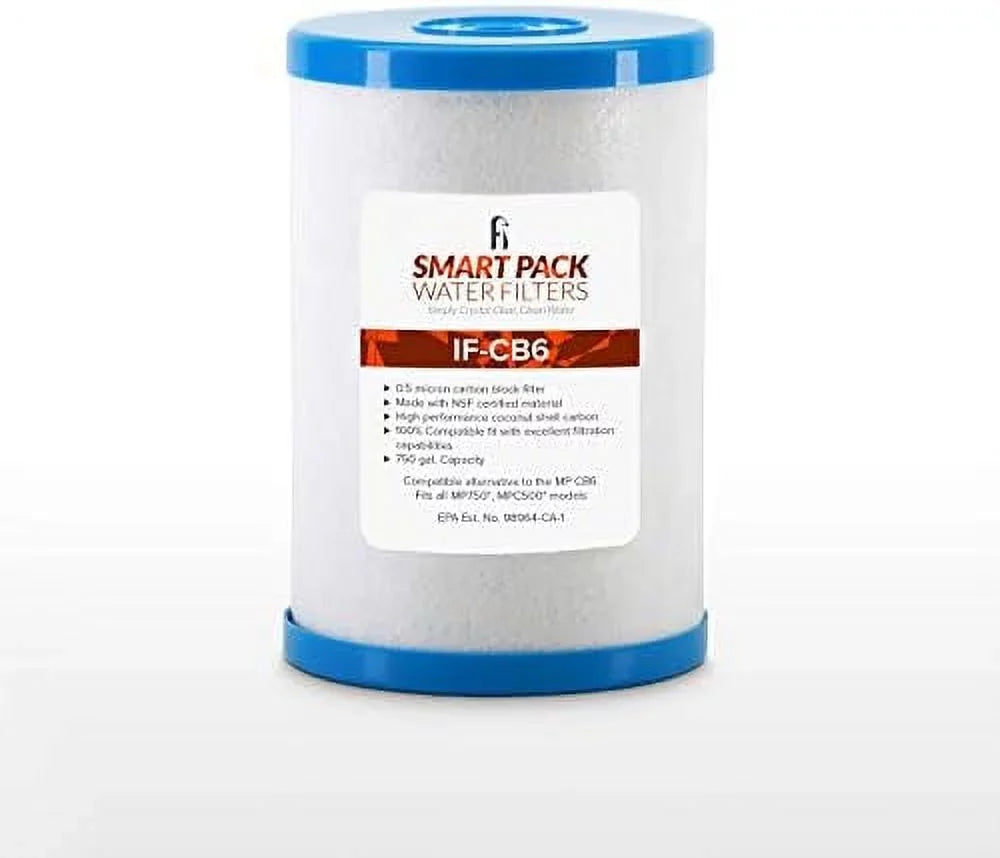 Ifilters CB6 Carbon Block Liquid Filter Replacement For MP MPC Systems