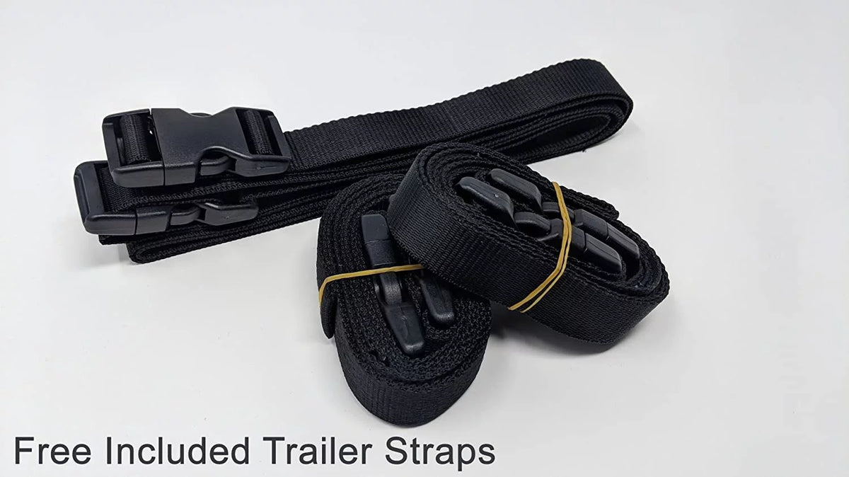 Weatherproof Jet Ski Covers for Kawasaki Ultra 300LX 2011-2013 - Yellow/Black Color - All Weather - Trailerable - Protects from Rain, Sun, UV Rays, and More! Includes Trailer Straps and Storage Bag