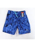 SPEEDO Mens Blue Printed Classic Fit Shorts L