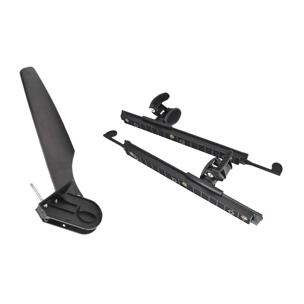AMLESO Kayak Rudder Kayak Foot Pegs Boat Tail Fluid Rudder with Foot Brace Pedals for Fishing Boat Canoeing Marine Accessories