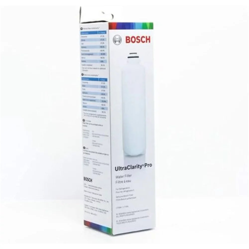1 Pack Bosch Ultra Clarity Pro Refrigerator Fluid Filter - White (BORPLFTR50)