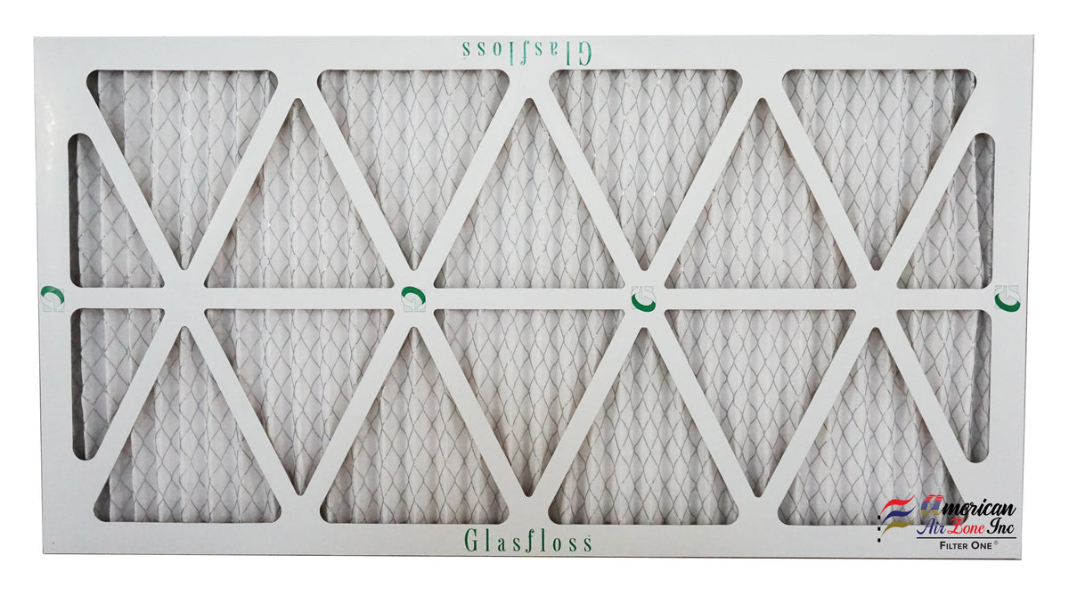 Glasfloss 14x30x1 - MERV 10 -Qty:6 - Furnace Air Filter - Made in USA (Actual Size: 13.5 x 29.5x7/8 inch)