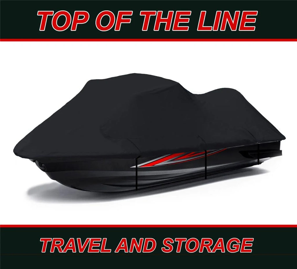 BLACK TOP OF THE LINE JET SKI Cover Compatible for Sea Doo Sea-Doo GTI 1997 1998 1999 2000 Jet Ski Cover