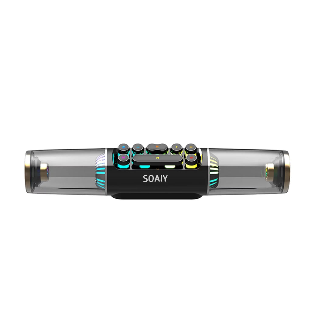 soaiy Sound Bar,Sh19 Hifi Computer Box Tf Port Pc Notebook Tablet Sound Bar Player Sound Box Subwoofer Key Sound Pc Lap Tablet Soaiy Sound Box Tf Player Sound Stereo Player Audio Input Pc