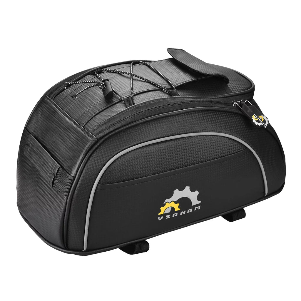 Fluid Cycling Insulated Cooler Bag MTB Bike Trunk Bag Rear Rack Bag Storage Luggage Carrier Bag Pannier
