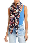 MSRP $79 Echo Fringe Wrap Wine Size One Size