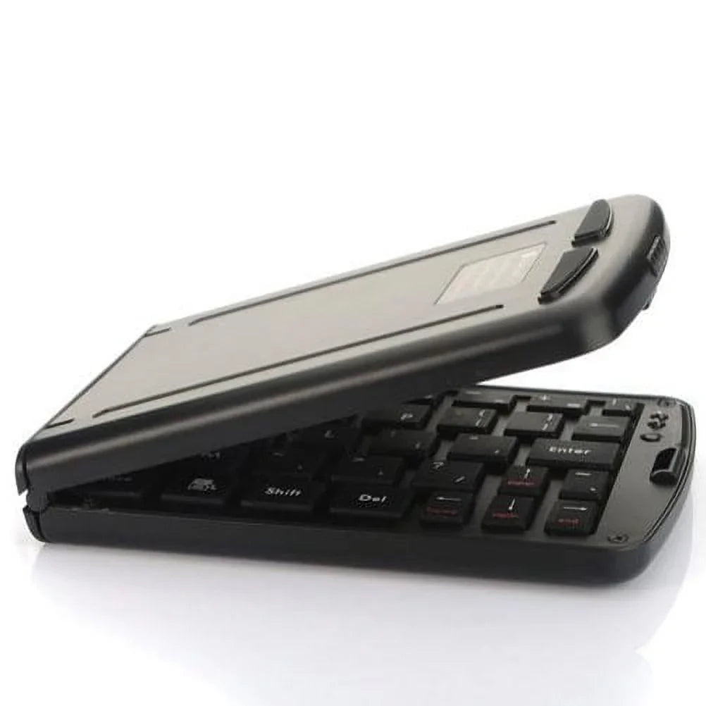 Slim Compact Folding Wireless Keyboard for Verizon Motorola Moto Z Force Droid - Verizon Motorola Moto Z Droid - Verizon Motorola Droid Turbo 2 - T-Mobile Galaxy S7 Edge