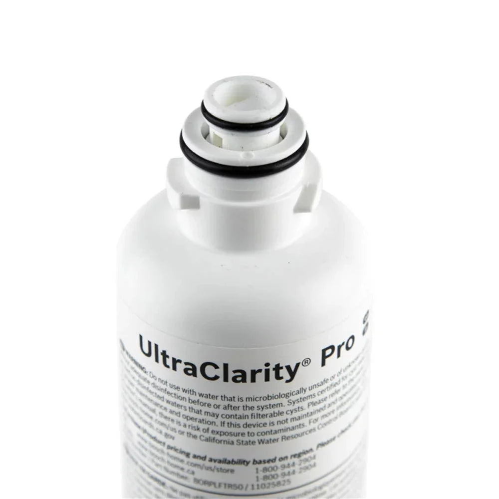 1 Pack Bosch Ultra Clarity Pro Refrigerator Fluid Filter - White (BORPLFTR50)