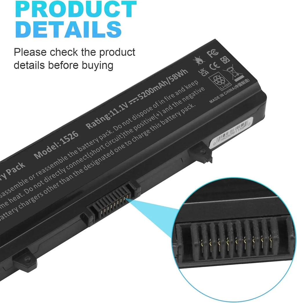 Fancy Buying Portable computer y for Inspiron 1526 1525 1545 1546 1750 1440 Pp29l Pp41l Fits Gw240 Rn873 M911g M911