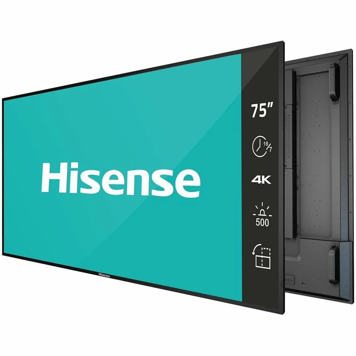 Hisense 75B4E30T 75 in. E-Series Digital Signage Display LCD - UHD-4K - 500 Nits Prosumer 18 x 7