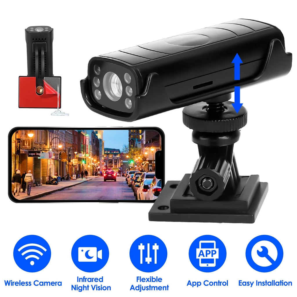 Wireless Backup Camera iMounTEK RVs Trailer Camera with Adhesive Base Built-in Battery Fluid Night Vision Rear Camera for Trucks Camper Car