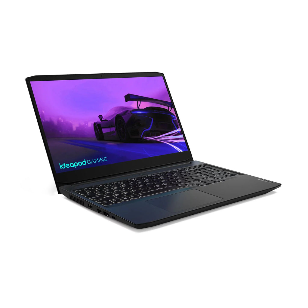IdeaPad Gaming 3 15IHU6 82K1 - 180-degree hinge design - Core i7 11370H / 3.3 GHz - Win 11 Home - GF RTX 3050 - 8 GB RAM - 256 GB SSD + 1 TB HDD shingled magnetic recording (SMR) - 15.6" IPS 1920 x 1080 (Full HD) @ 120 Hz - Wi-Fi 6 - sh