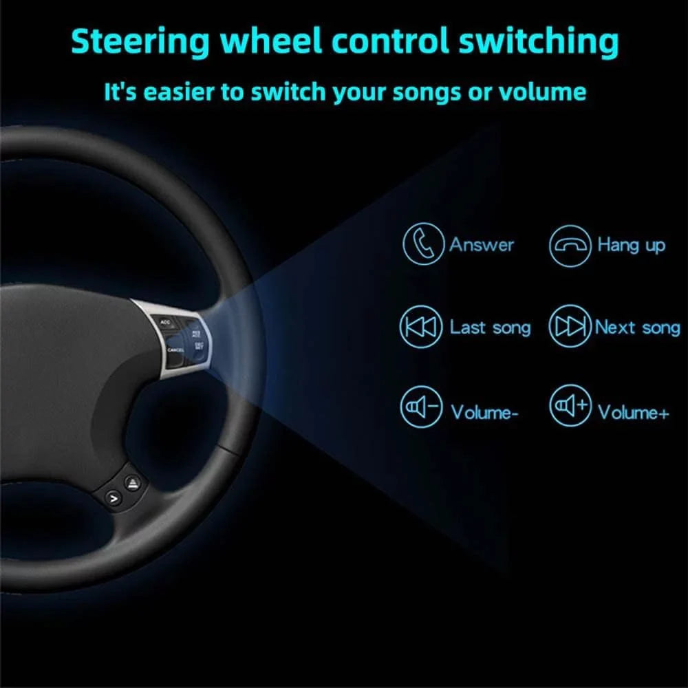 Car Radio Double Din Car Stereo 7 Inch Touch Monitor with Bluetooth Mirror Link USB FM Radio Audio Receiver with Backup Camera and Remote Control
