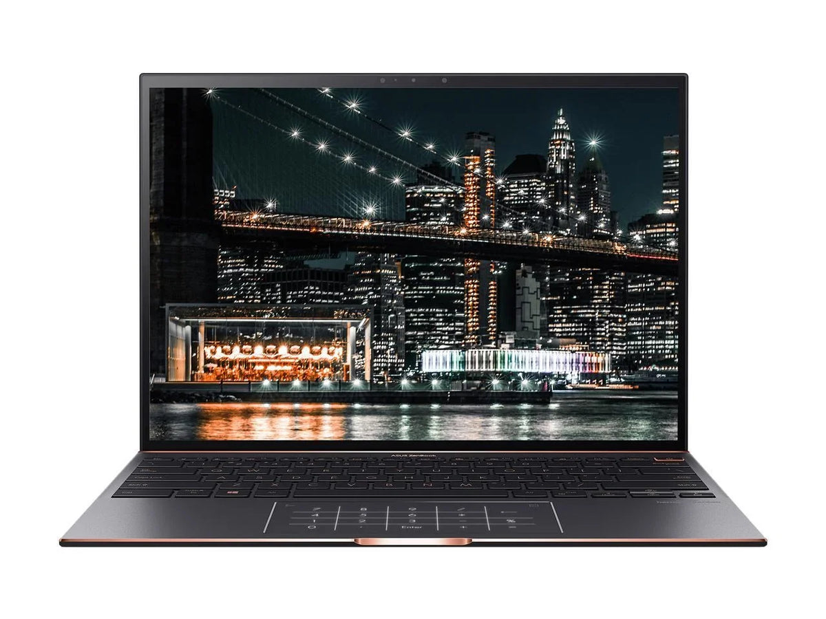 ZenBook S Ultra Slim Notebook 13.9" 3300x2200 3:2 500nits Touch Display, Evo Platform Core i7-1165G7 CPU, 16GB RAM, 1TB SSD, Thunderbolt 4, TPM, Windows 10 Pro, Jade Black, UX393EA-XB77T