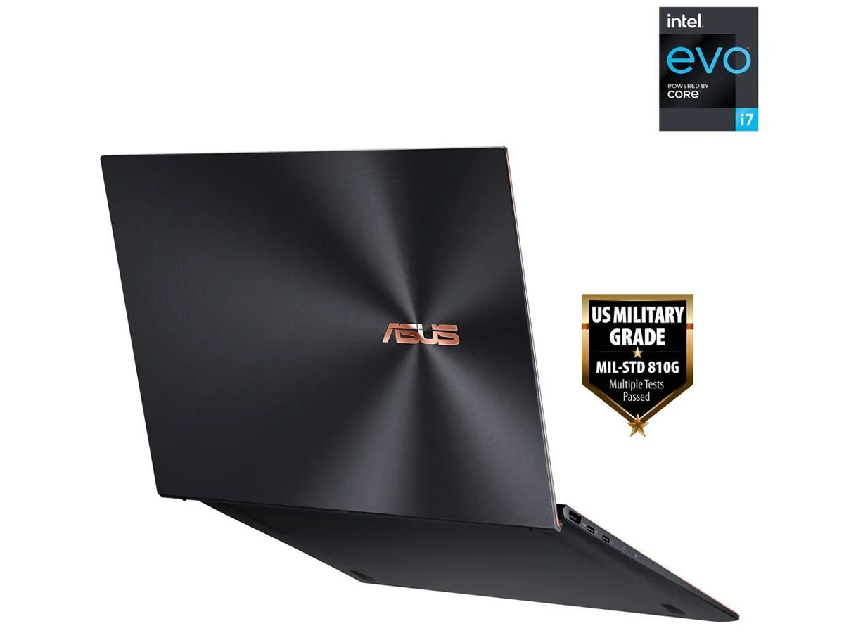 ZenBook S Ultra Slim Notebook 13.9" 3300x2200 3:2 500nits Touch Display, Evo Platform Core i7-1165G7 CPU, 16GB RAM, 1TB SSD, Thunderbolt 4, TPM, Windows 10 Pro, Jade Black, UX393EA-XB77T