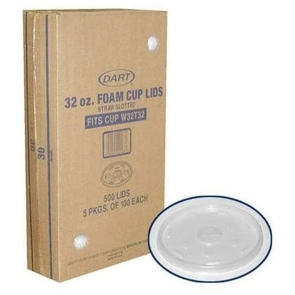 Dart Foam Cup Lids - 500/32oz