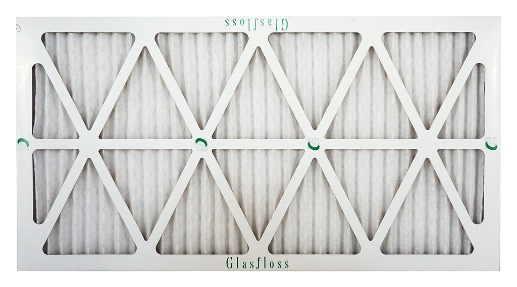 Glasfloss 14x30x1 - MERV 10 -Qty:6 - Furnace Air Filter - Made in USA (Actual Size: 13.5 x 29.5x7/8 inch)