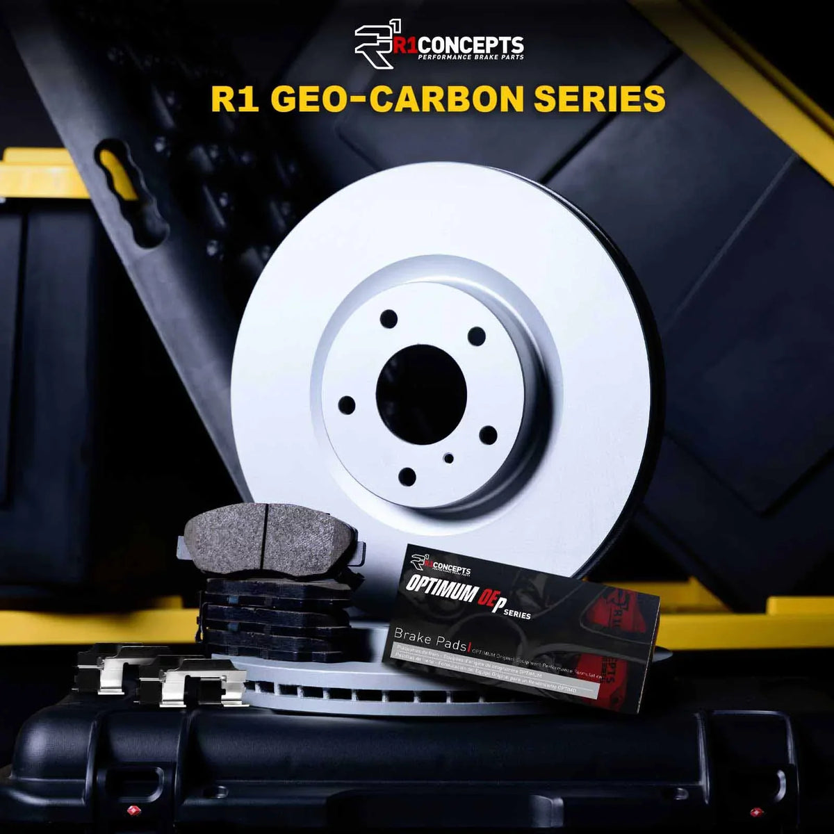 R1 Concepts Wduh1 21077 R1 Concepts Carbon Series Brake Rotors With 5000 Oep Fits select: 2022 KIA NIRO, 2019-2022 HYUNDAI KONA