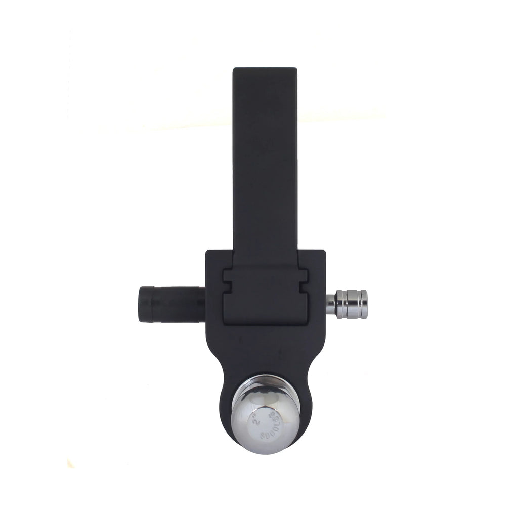 Trailer Valet Blackout Series 10K Adjustable Drop Hitch: 0-10" Drop, Reversible 2" & 2-5/16" Ball, High-Grade Aluminum with Signature Wrinkle Black Powder Coating (700-Hour Corrosion Resistance)
