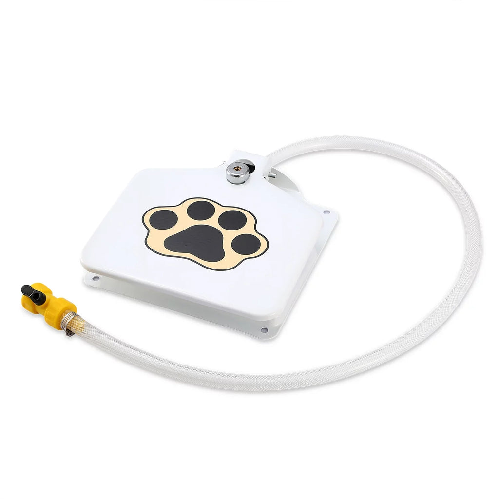 iMounTEK Outdoor Garden Dog Liquid Fountain, Ultra Hygienic, Dog Step on Paw Activated Sprinkler Toy