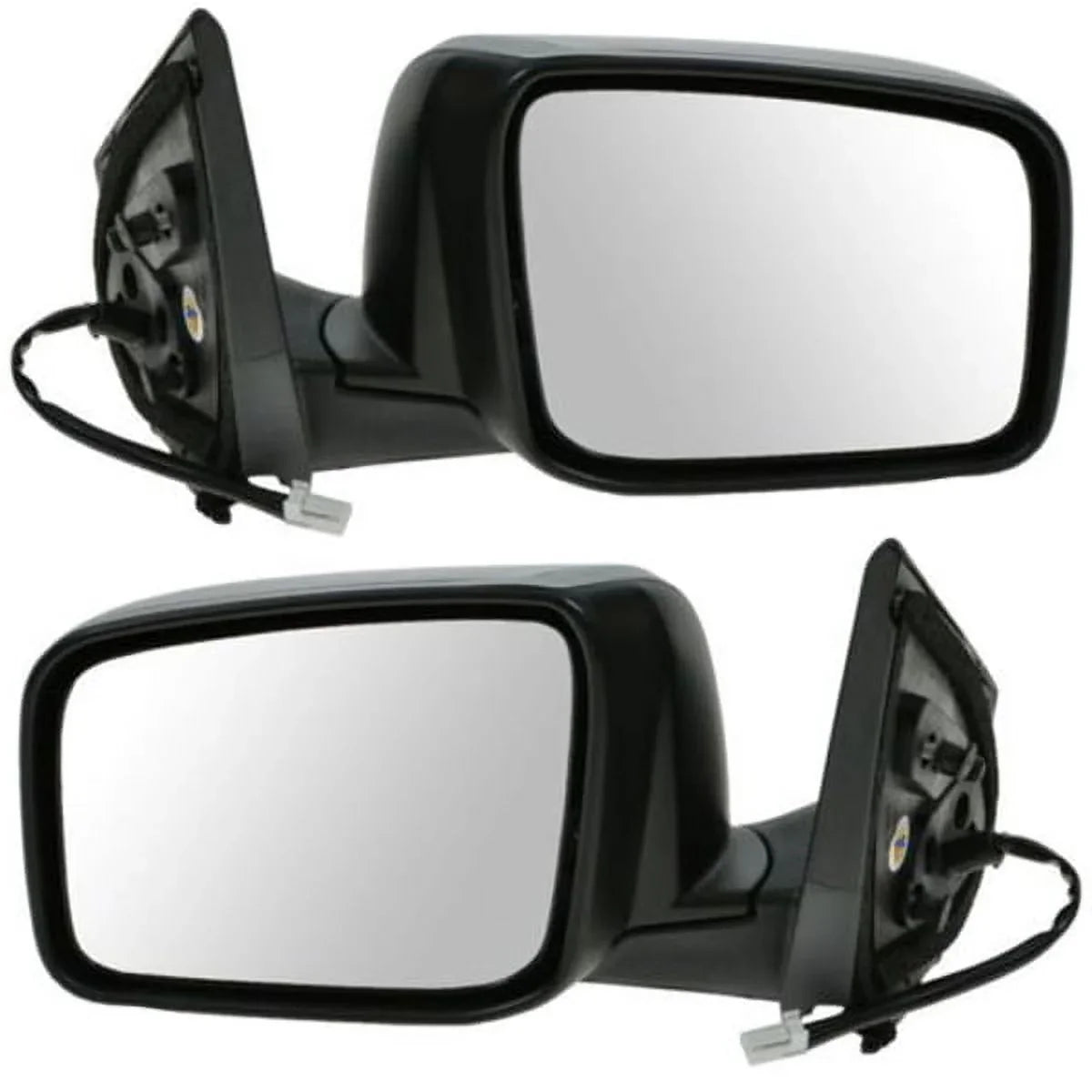 For 08-15 Rogue Rear View Door Mirror Power Heated w/o-Side View Camera SET PAIR