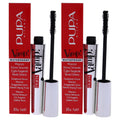 Pupa Milano Vamp! Fluid Mascara - 001 Extra Black - Pack of 2 - 0.30 oz Mascara