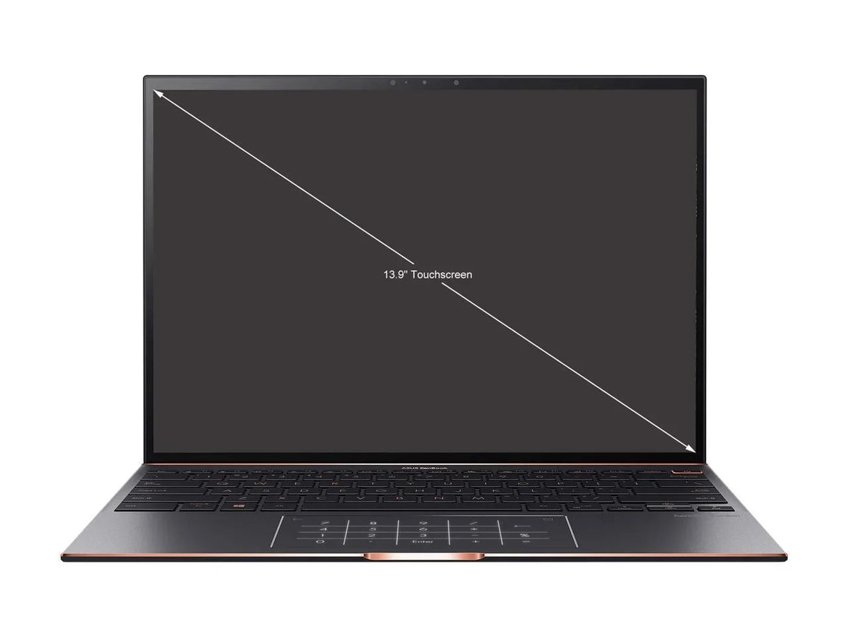 ZenBook S Ultra Slim Notebook 13.9" 3300x2200 3:2 500nits Touch Display, Evo Platform Core i7-1165G7 CPU, 16GB RAM, 1TB SSD, Thunderbolt 4, TPM, Windows 10 Pro, Jade Black, UX393EA-XB77T