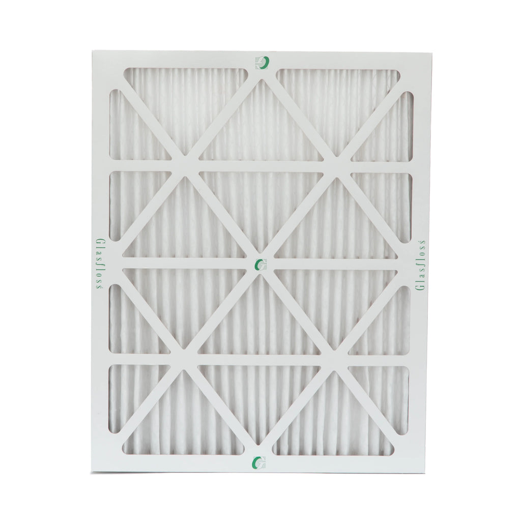 3 Pack of 20x25x2 MERV 13 Pleated 2" Inch Air Filters by Glasfloss. Actual Size: 19-1/2 x 24-1/2 x 1-3/4