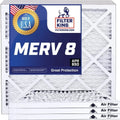 Filter King 10x48x1 Air Filter | 4-PACK | MERV 8 HVAC Pleated A/C Furnace Filters | MADE IN USA | Actual Size: 10 x 48 x .75"