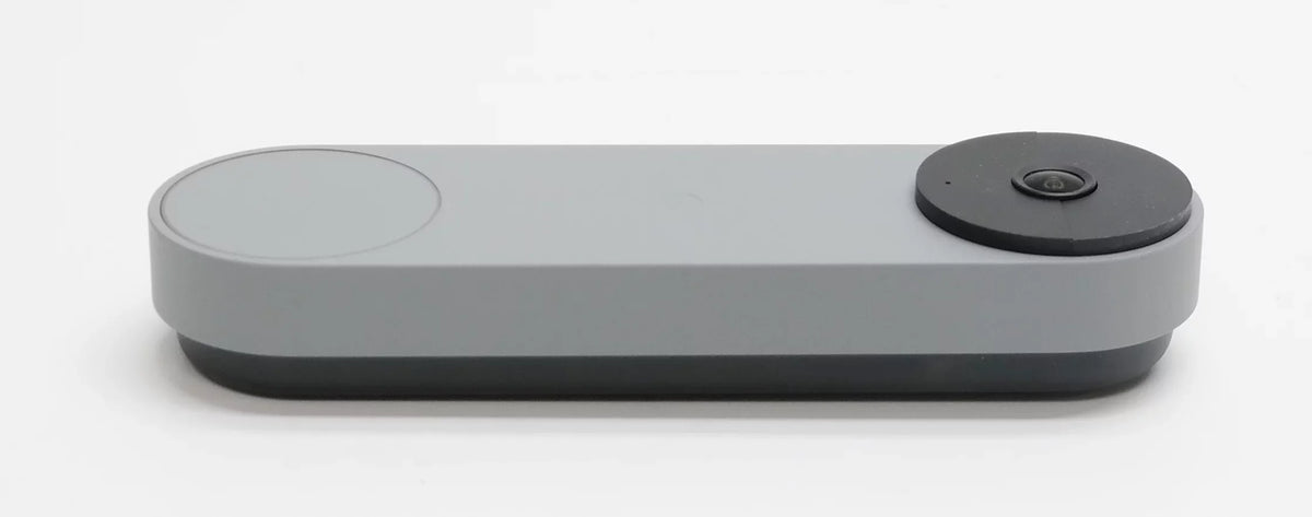 Refurbished Google Nest GWX3T GA02076-US WiFi Smart Video Doorbell (Battery) - Gray (doorbell only) accessories not included