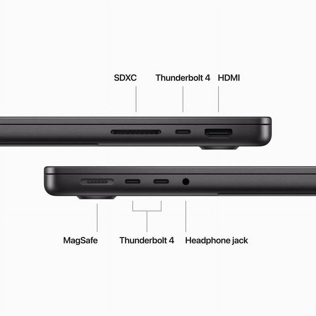 (CTO) MacBook Pro 14-in - M3 Pro 11C CPU - 14C GPU, 18GB, 2TB, 70W - (Fall 23) Z1AU0029A - Space Black