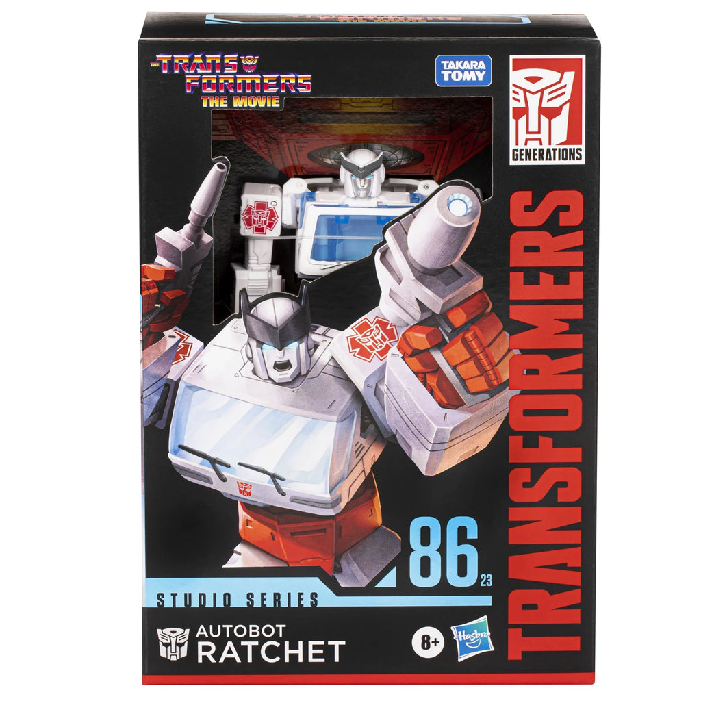 Transformers Studio Series Voyager The Transformers: The Movie 86-23 Autobot Ratchet Action Figure (6.5”)
