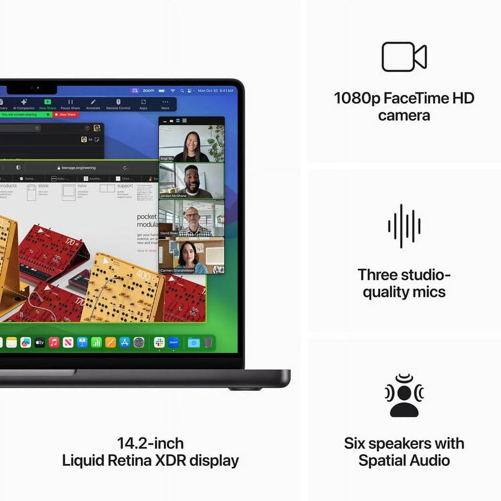 (CTO) MacBook Pro 14-in - M3 Pro 11C CPU - 14C GPU, 18GB, 2TB, 70W - (Fall 23) Z1AU0029A - Space Black