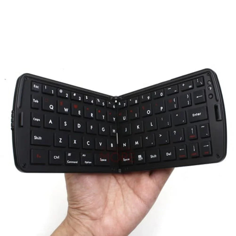 Slim Compact Folding Wireless Keyboard for Verizon Motorola Moto Z Force Droid - Verizon Motorola Moto Z Droid - Verizon Motorola Droid Turbo 2 - T-Mobile Galaxy S7 Edge